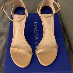 Stuart Weitzman Nudist High Heel Sandal - Nude